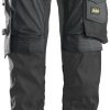 Ropa de trabajo Snickers AllroundWork Stretch Trousers Holster Pocketssteel grey/black (62415804)