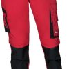 Fortis H-Pants 24 red/black Ropa de trabajo