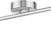 Lámparas ledscom.de Ceiling light LUNARA, two-bulb including GU10 LED lamps, warm white, 3-stage dimming without dimmer with light switch: 500lm / 500/lm / 500/lm each