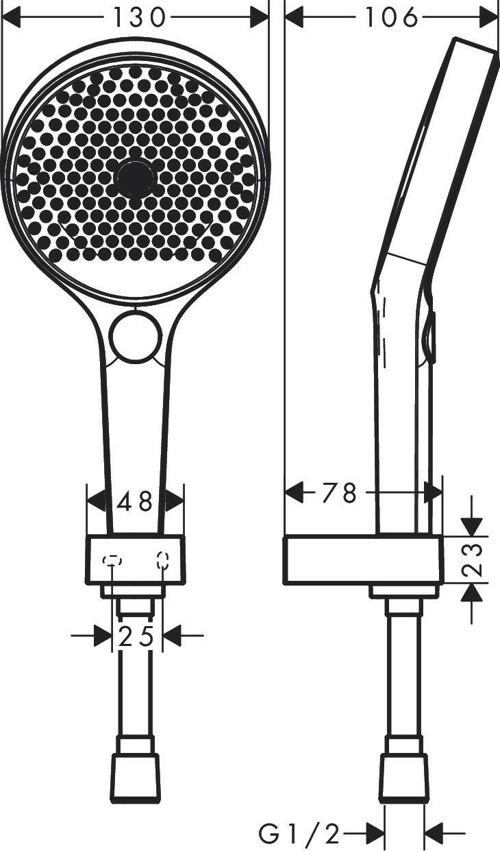 Hansgrohe Rainfinity 130 3jet (26851)26851000 Grifería de baño