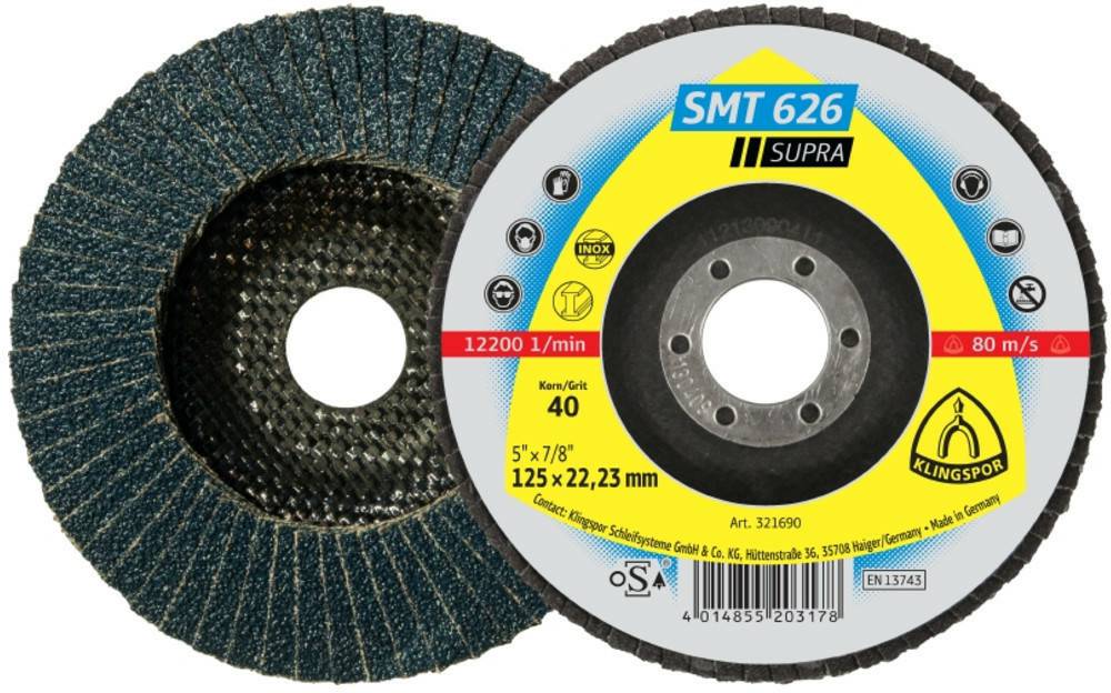 Lijas y discos Klingspor SMT 626 115 x 22,23 mm, K 80 (321697)