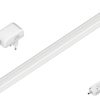 ledscom.de LED under-cabinet light SIRIS white matt with power supply and motion detector, flat, 50cm, 655lm, white Lámparas