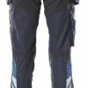 Mascot Pants Accelerate with cargo pockets blackblue 18531-442-010 Ropa de trabajo