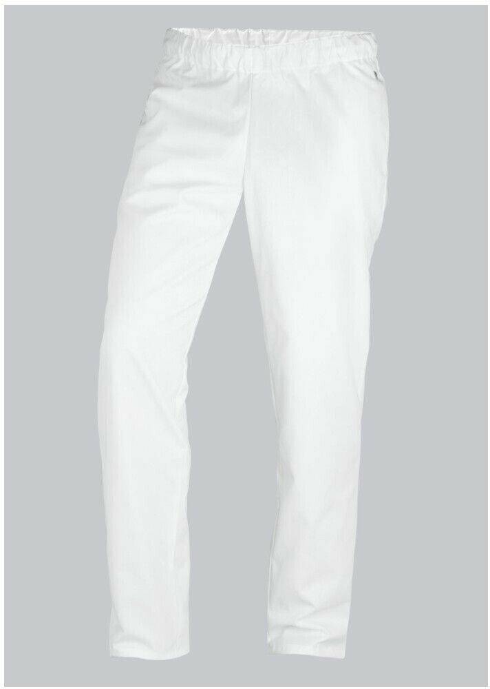 BP TENCEL-pants uni white Ropa de trabajo