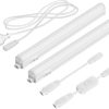 ledscom.de LED under-cabinet lights Rigel, each 31.3cm, with switch, each 445lm, white, set of 2 Lámparas