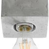 Sollux SL.0681 ceiling light ABEL concrete L: 10, W: 10, H: 10, socket E27, dimmable Lámparas