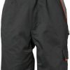 Planam Arbeitsshorts VISLINEblack/orange/zinc Ropa de trabajo